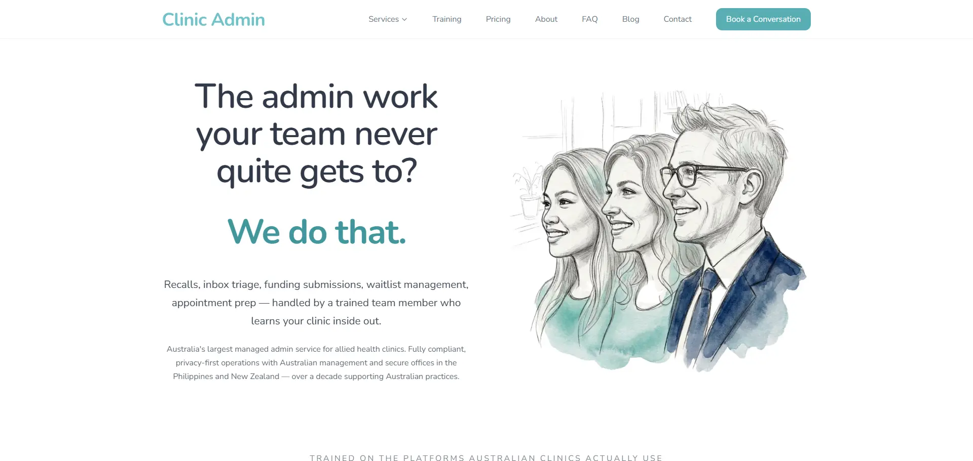 Clinic Admin project preview