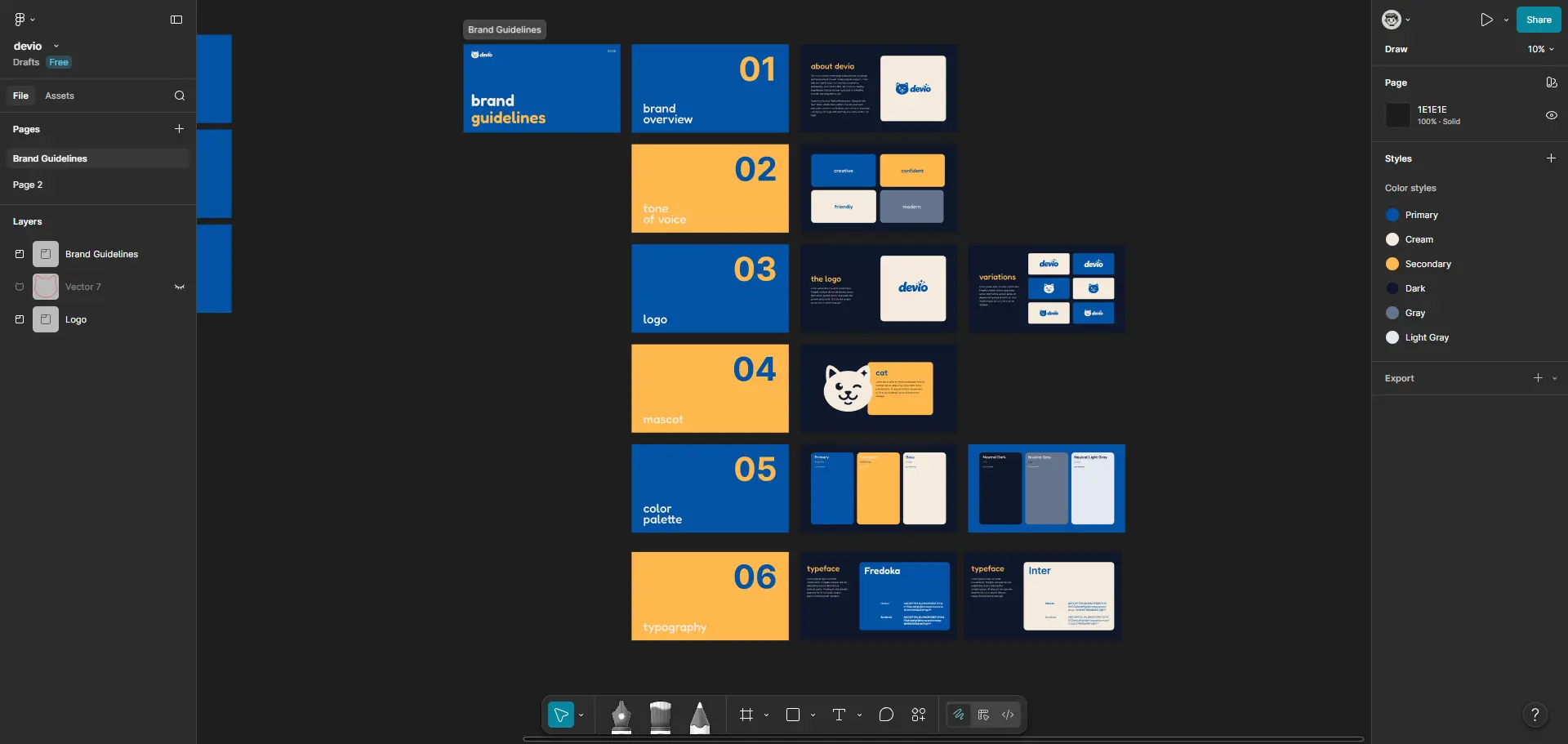 Devio Branding project preview